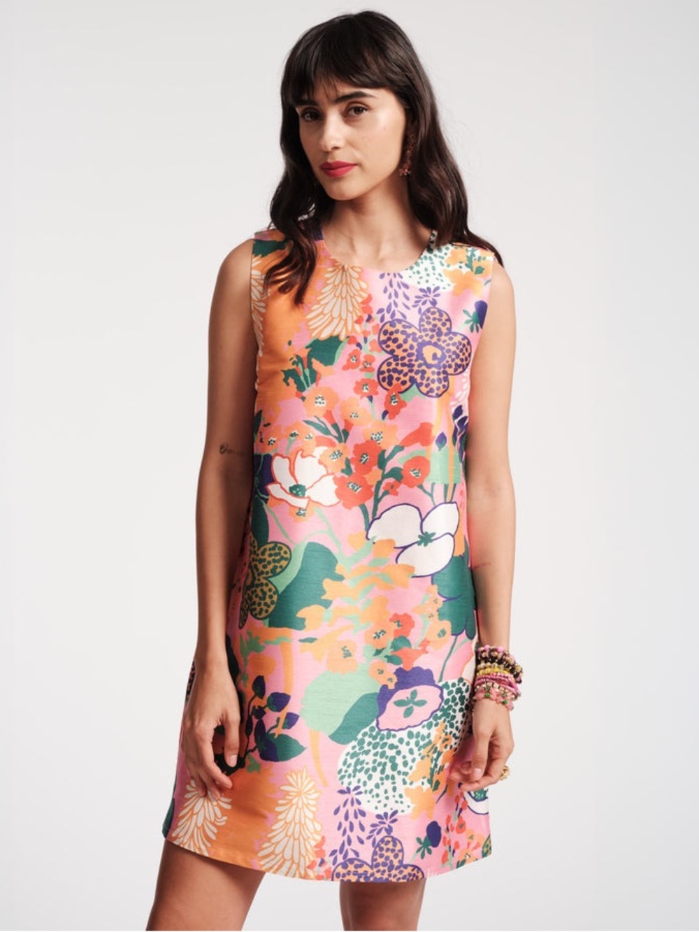 NWT Frances Valentine Lilly Botanical Print Shift Dress